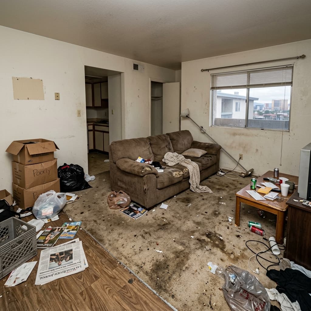 Apartment Reset - Before Cleaning